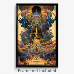 Spanish Movie Poster - Voluminous Ramp (Spain Psychedelic Art Retro Film Print)
