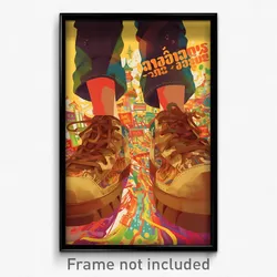 Thai Movie Poster - Boy Feeling Self Pity, Realistic Brown Footwear (Art Print)
