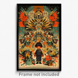 Mexican Movie Poster - Boy Feeling Self Conscious, Strange Catsuit (Art Print)
