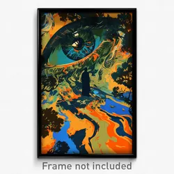 Greek Movie Poster - Evergreen Stone (Greece Psychedelic Art Retro Film Print)