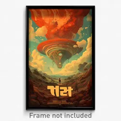 Hebrew Movie Poster - Dry Entertainment Room (Israel Retro Film Art Print)