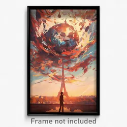 French Movie Poster - Sweet Aperture (France Psychedelic Art Retro Film Print)