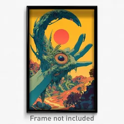 Movie Art Poster - Thorny Valley (Psychedelic Trippy Retro Cartoon Film Print)