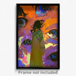 Art Poster - Flashy Catwalk (Psychedelic Trippy Weird 11x17 Cartoon Print)