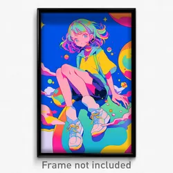 Art Poster - Anime Like Pass (Psychedelic Trippy Weird 11x17 Cartoon Print)