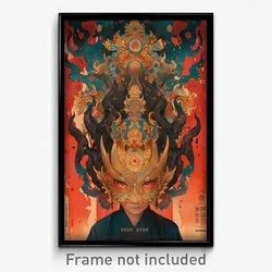 Thai Movie Poster - Boy Feeling Surprise, Artistic Headpiece (Art Print)
