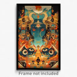 Bollywood Movie Poster - Triangular Asylum (India Retro Hindi Film Art Print)