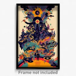 Indonesian Movie Poster - Elaborate Vinyl Record (Indonesia Film Art Print)