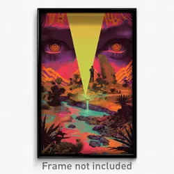 Brazilian Movie Poster - Pure Stand (Brazil Psychedelic Art Retro Film Print)