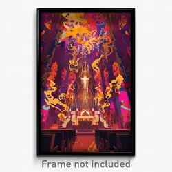 Art Poster - Tremendous Chapel (Psychedelic Trippy Weird 11x17 Print)