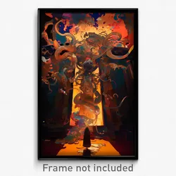 Art Poster - Beloved Tomb (Psychedelic Trippy Weird 11x17 Print)