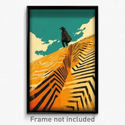 Mexican Movie Poster - Triangular Climb (Mexico Retro Film Art Print)