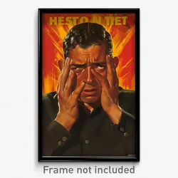 Mexican Movie Poster - Man Feeling Self Loathing, Sturdy Popped Button (Print)