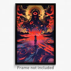 Icelandic Movie Poster - Watery Oubliette (Iceland Retro Film Art Print)