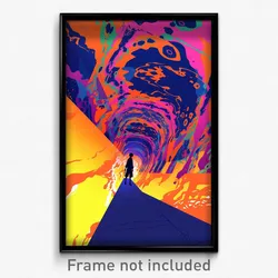 Art Poster - Tremendous Corridor (Psychedelic Trippy Weird 11x17 Print)