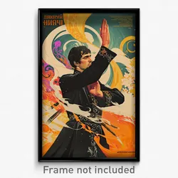 Russian Movie Poster - Man Feeling Hatred, Gentle Ballet (Russia Film Art Print)