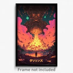 Thai Movie Poster - Vacant Pit (Thailand Psychedelic Art Retro Film Print)