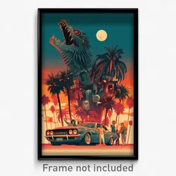 Spanish Movie Poster - Detailed Boulevard (Spain Retro Film Art Print)