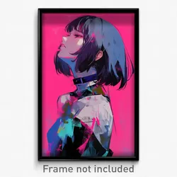 Art Poster - Girls Feeling Schadenfreude Wearing Trading Star Choker