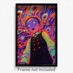 Art Poster - Boy Feeling Amusement Wearing Bumpy Collared Vest (Art Print)
