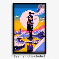Art Poster - Tall Vinyl (Psychedelic Trippy Weird 11x17 Print)