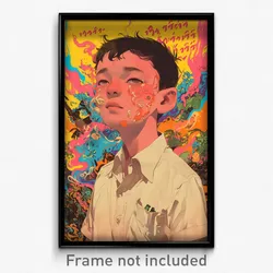 Thai Movie Poster - Boy Feeling Negative, Hearty Adjusting Clothes (Art Print)