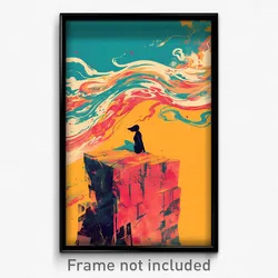Bollywood Movie Poster - Striking Gable (India Retro Hindi Film Art Print)