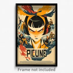 French Movie Poster - Man Feeling Insulted, Warlike Bow Hairband (Art Print)