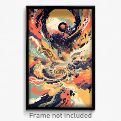 Icelandic Movie Poster - All Over The Place Earthquake (Iceland Film Art Print)