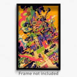 Greek Movie Poster - Unsightly Forgeworks (Greece Retro Film Art Print)