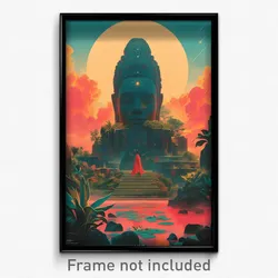 Thai Movie Poster - Stunning Motte (Thailand Psychedelic Art Retro Film Print)