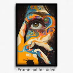 French Movie Poster - Whimsical Vein (France Psychedelic Art Retro Film Print)