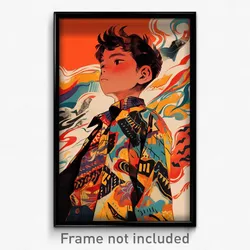 Indonesian Movie Poster - Boy Feeling Cheeky, Sophisticated Multicolored Jacket
