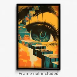 German Movie Poster - Reflecting Lookout (Germany Retro Film Art Print)