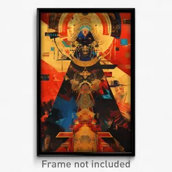 Bollywood Movie Poster - Concrete Computer (India Retro Hindi Film Art Print)