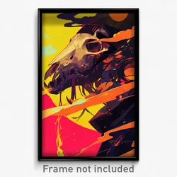 Art Poster - Rough Crop (Psychedelic Trippy Weird 11x17 Print)