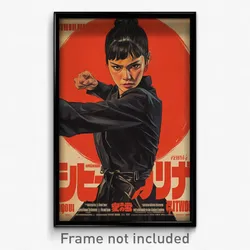 Thai Movie Poster - Woman Feeling Brazen, Feminine Black Jacket (Art Print)