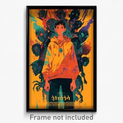 Thai Movie Poster - Boy Feeling Possessive, Simplistic Hooded Cape (Art Print)