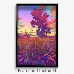 Art Poster - Humble Marsh (Psychedelic Trippy Weird 11x17 Print)