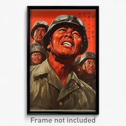Vietnamese Movie Poster - Man Feeling Confident, Grimy Visor Armor (Art Print)