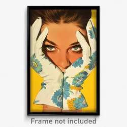 Spanish Movie Poster - Woman Feeling Obstinate, Able Print Gloves (Art Print)