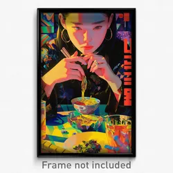 Korean Movie Poster - Digital Barbican (Korea Psychedelic Art Retro Film Print)