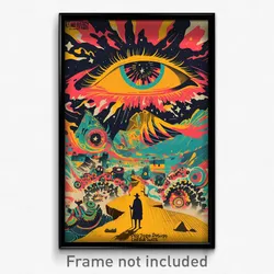 Mexican Movie Poster - Zany Desolation (Mexico Psychedelic Art Retro Film Print)