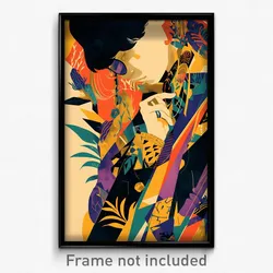 Mexican Movie Poster - Man Feeling Self Understanding, French Striped Socks