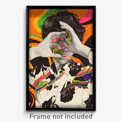 Thai Movie Poster - Cultured Firth (Thailand Psychedelic Art Retro Film Print)