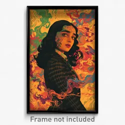 Bollywood Movie Poster - Girl Feeling Stubborn, Glorious Plaid (India Art Print)