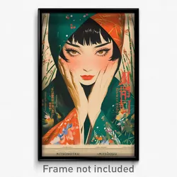 Vietnamese Movie Poster - Girl Feeling Politeness, Famous Hooded Cloak (Print)