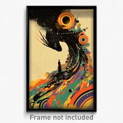 Spanish Movie Poster - Crazy Bolt Hole (Spain Psychedelic Art Retro Film Print)