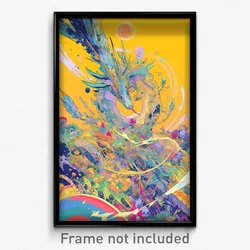 Art Poster - Fantastic Claim (Psychedelic Trippy Weird 11x17 Cartoon Print)