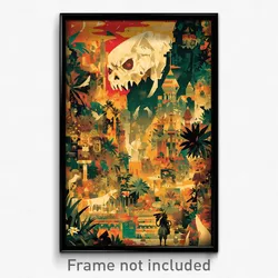 Mexican Movie Poster - Remote Quay (Mexico Psychedelic Art Retro Film Print)